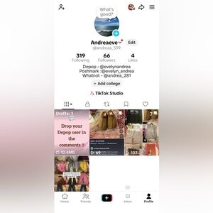 Please follow my TikTok I follow back ‼️🤍🧸